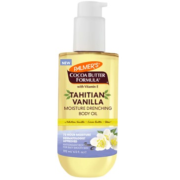 Palmer's Tahitian Vanilla Moisture Drenching Body Oil 192ml - Tahitian Vanilla, Cocoa Butter and Shea