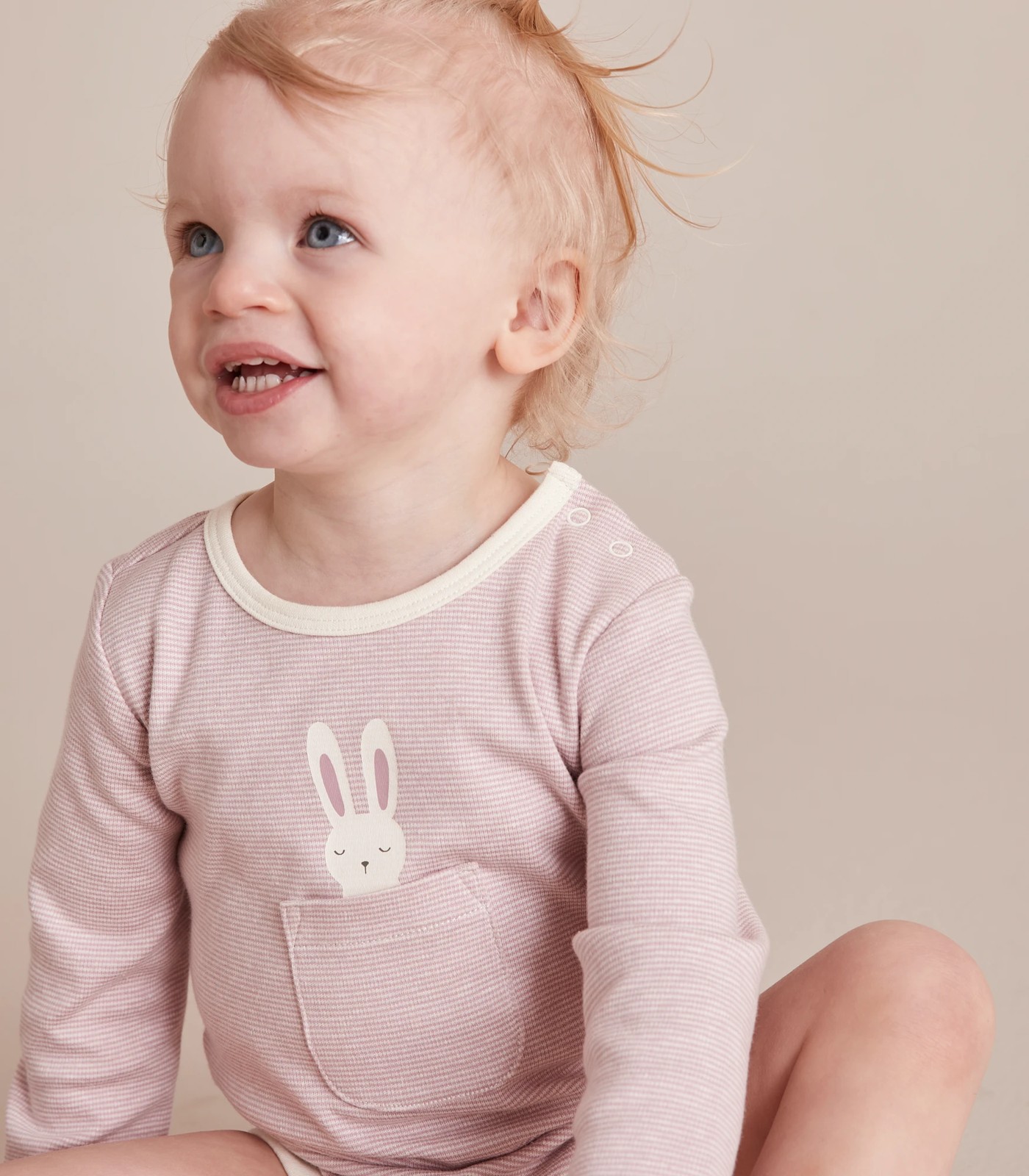 Baby Organic Cotton Stripe Bodysuit 5 of 6