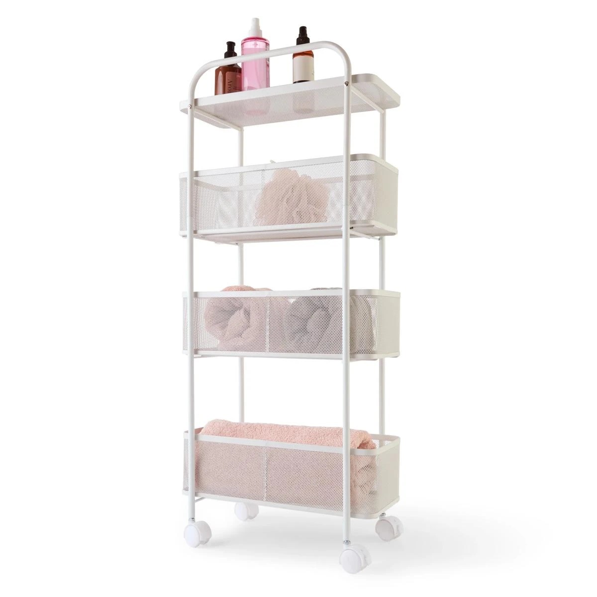 Anko Slim Line Metal Trolley 4 of 6