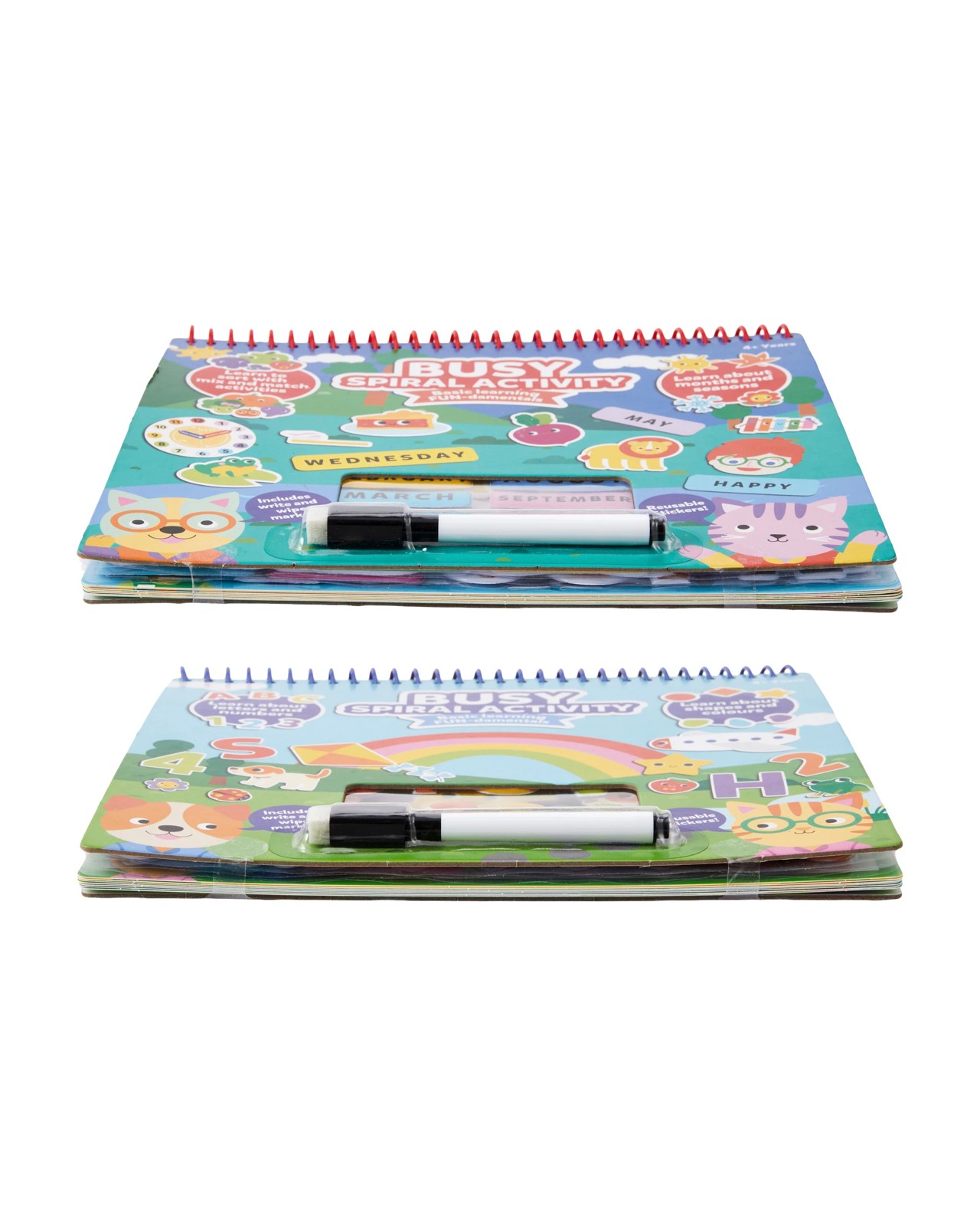 Anko Busy Spiral Activity Basic Learning Fun-damentals - Assorted 5 of 5