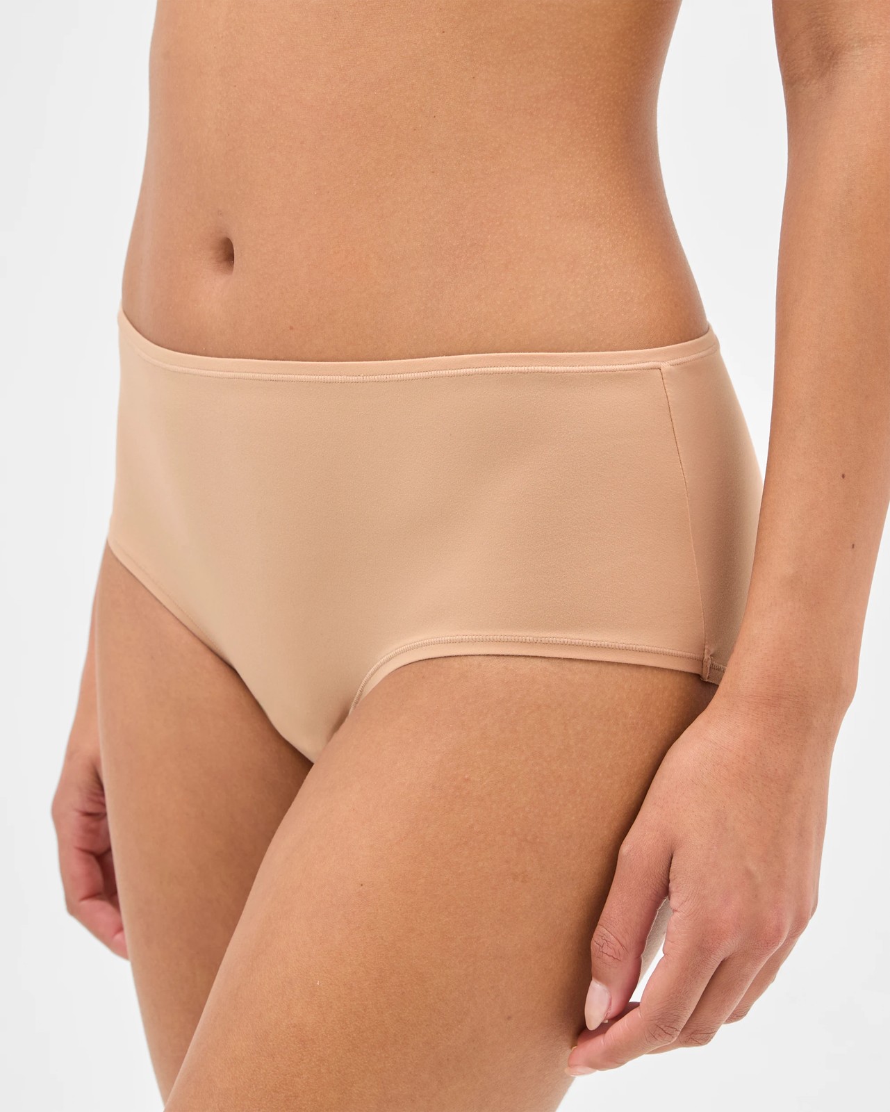 3 Pack Soft Comfort Boyleg Briefs - Latte 3 of 4