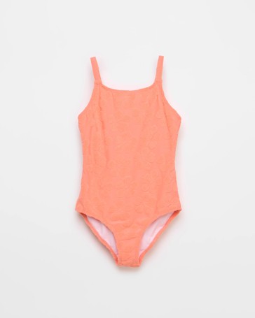 Floral Print One Piece Swim Suit