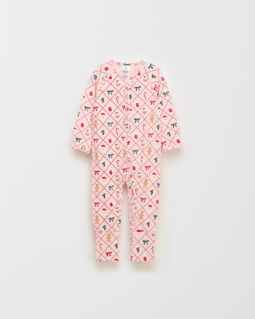 Baby Organic Cotton Footless Zip Coverall