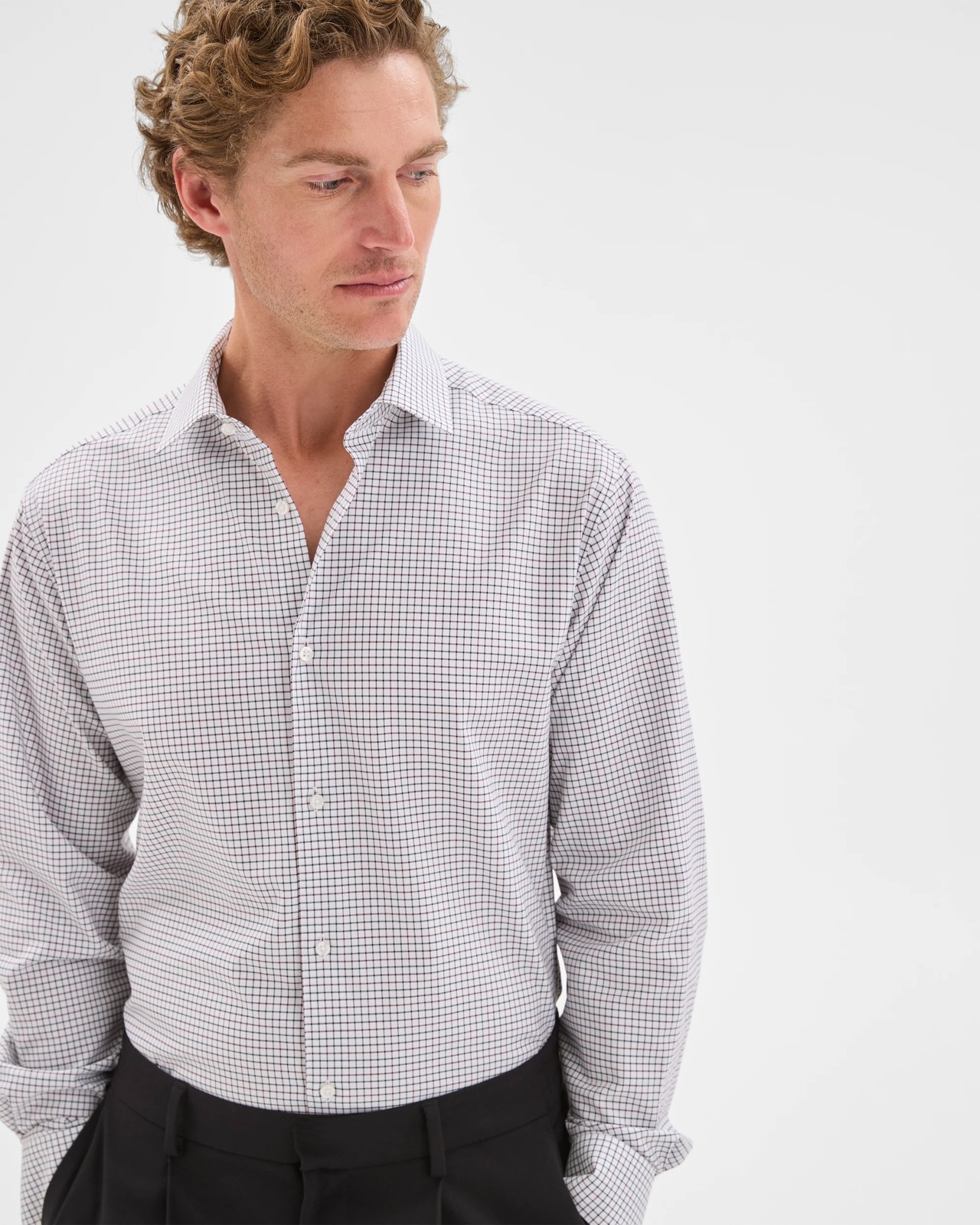 Preview Australian Cotton Check Business Shirt 5 of 6