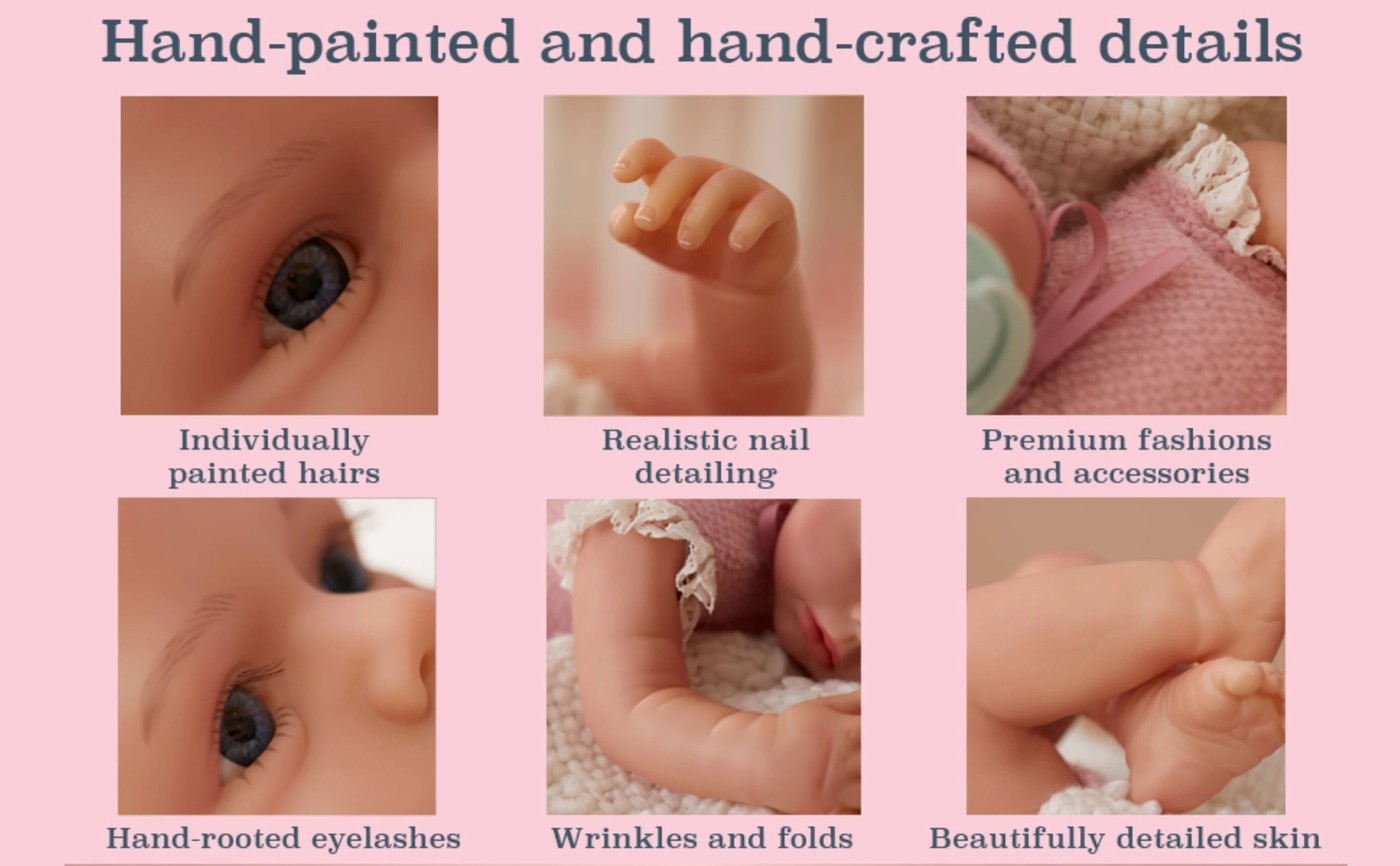 BABY born Real Baby Doll Girl, Open Eyes - Assorted 4 of 5
