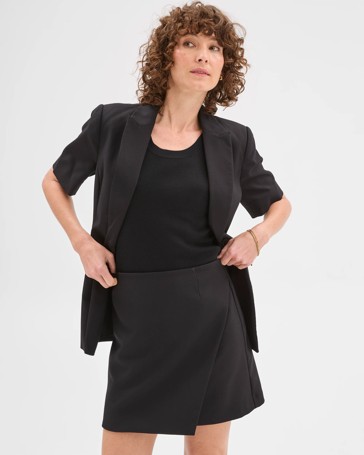 Wrap Detail Mini Skirt - Preview