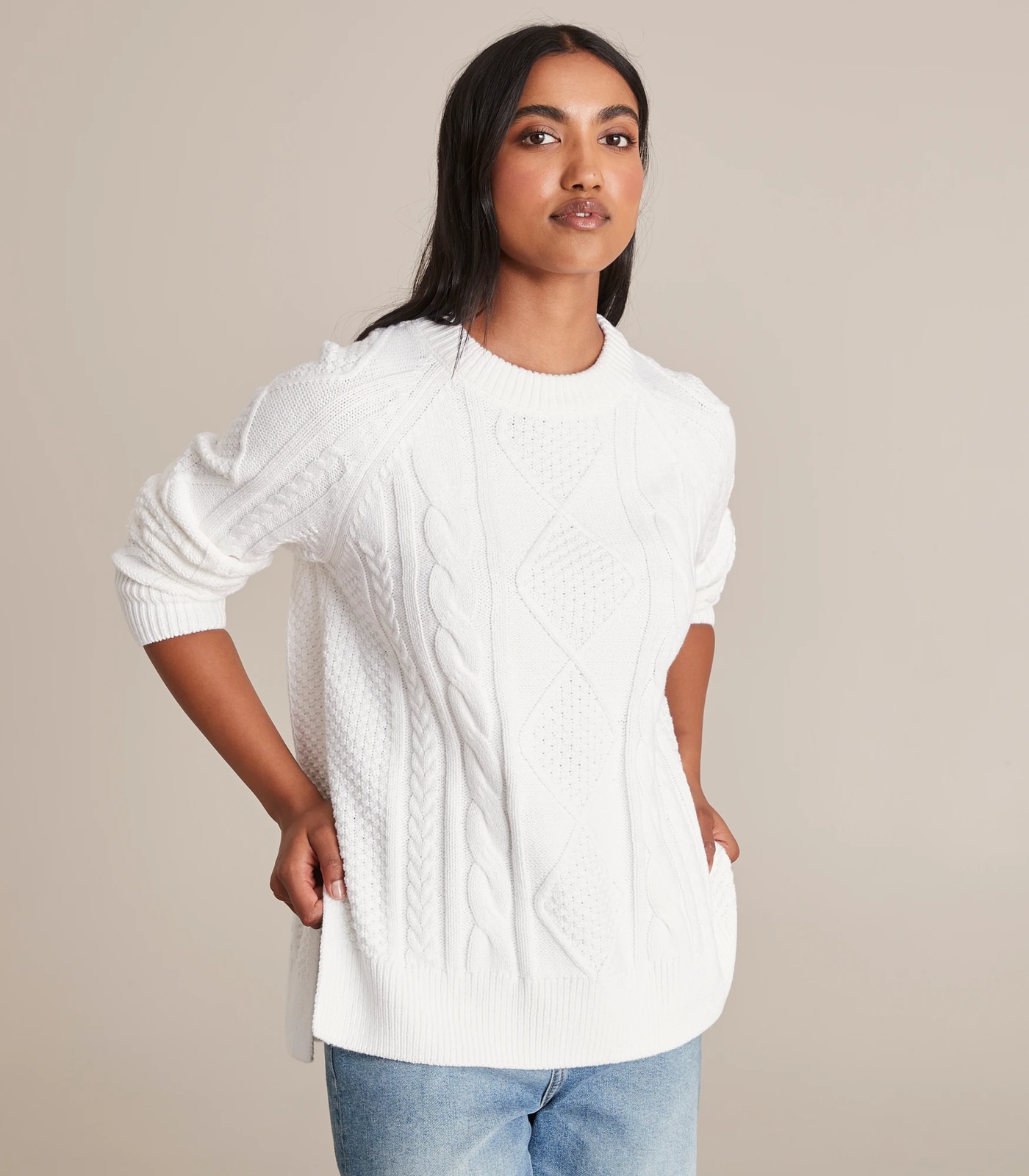 Target white outlet jumper