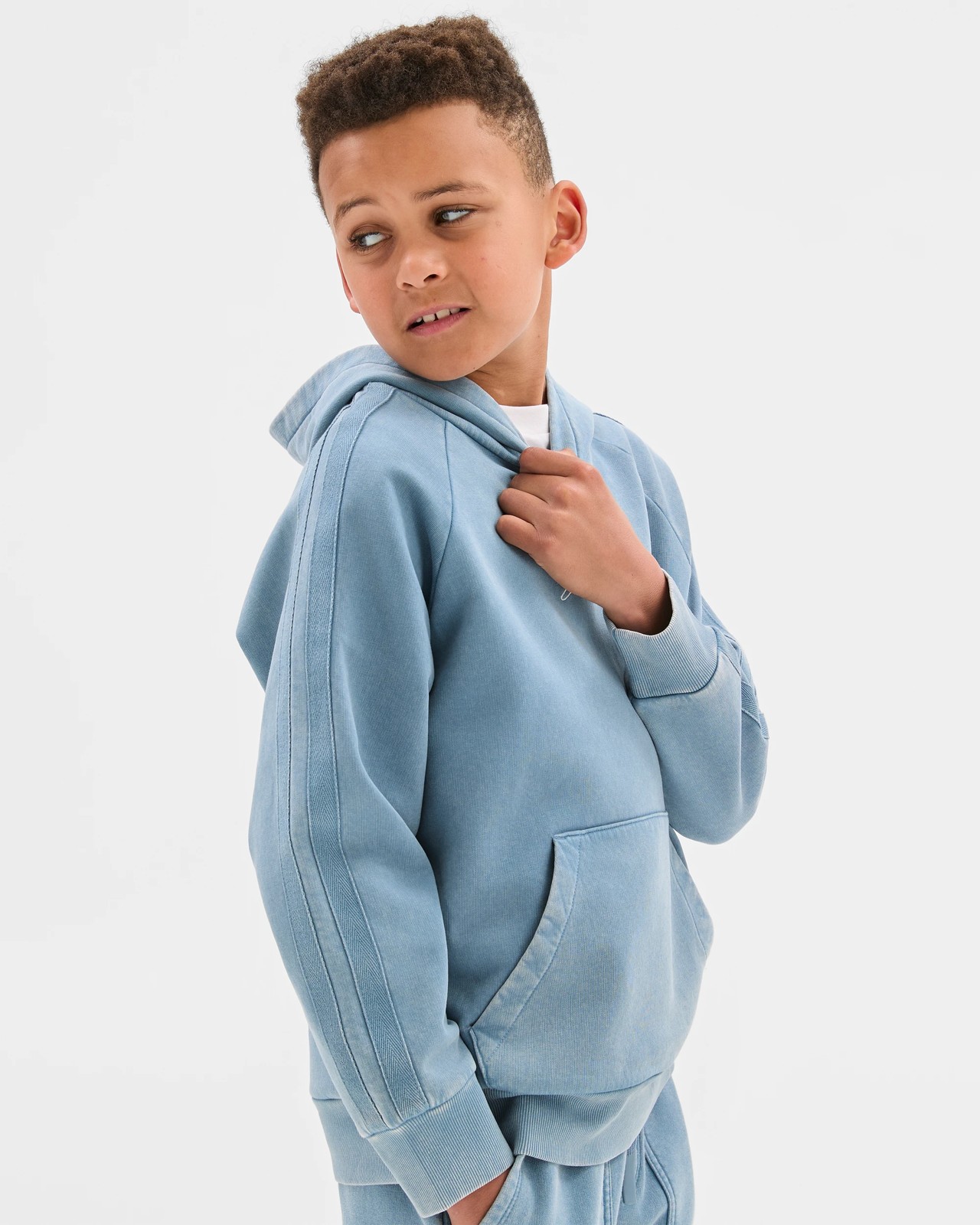 Australian Cotton Blend Washed Popover Jumper 3 of 5