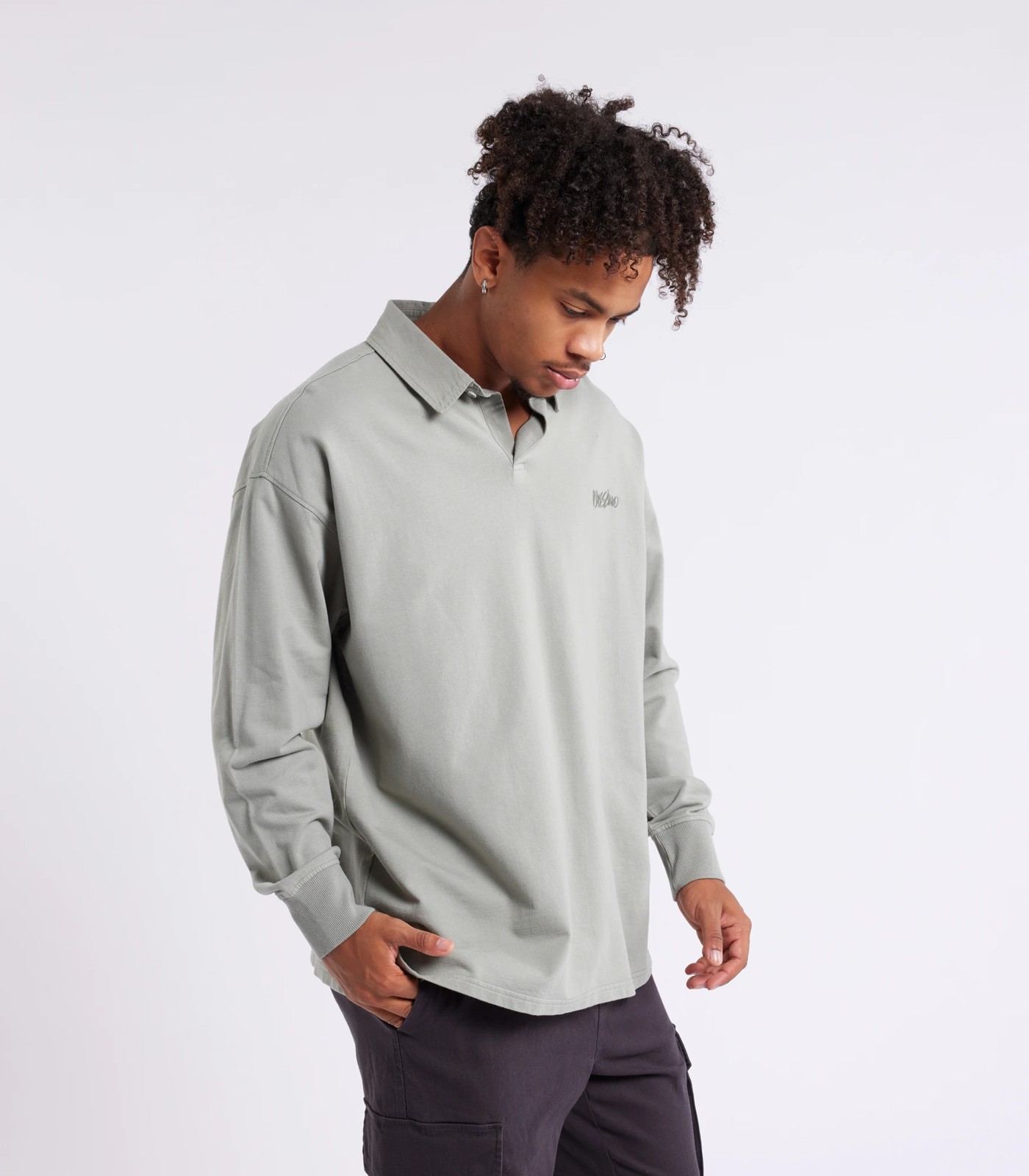 Mossimo Long Sleeve Rugby Top 4 of 6