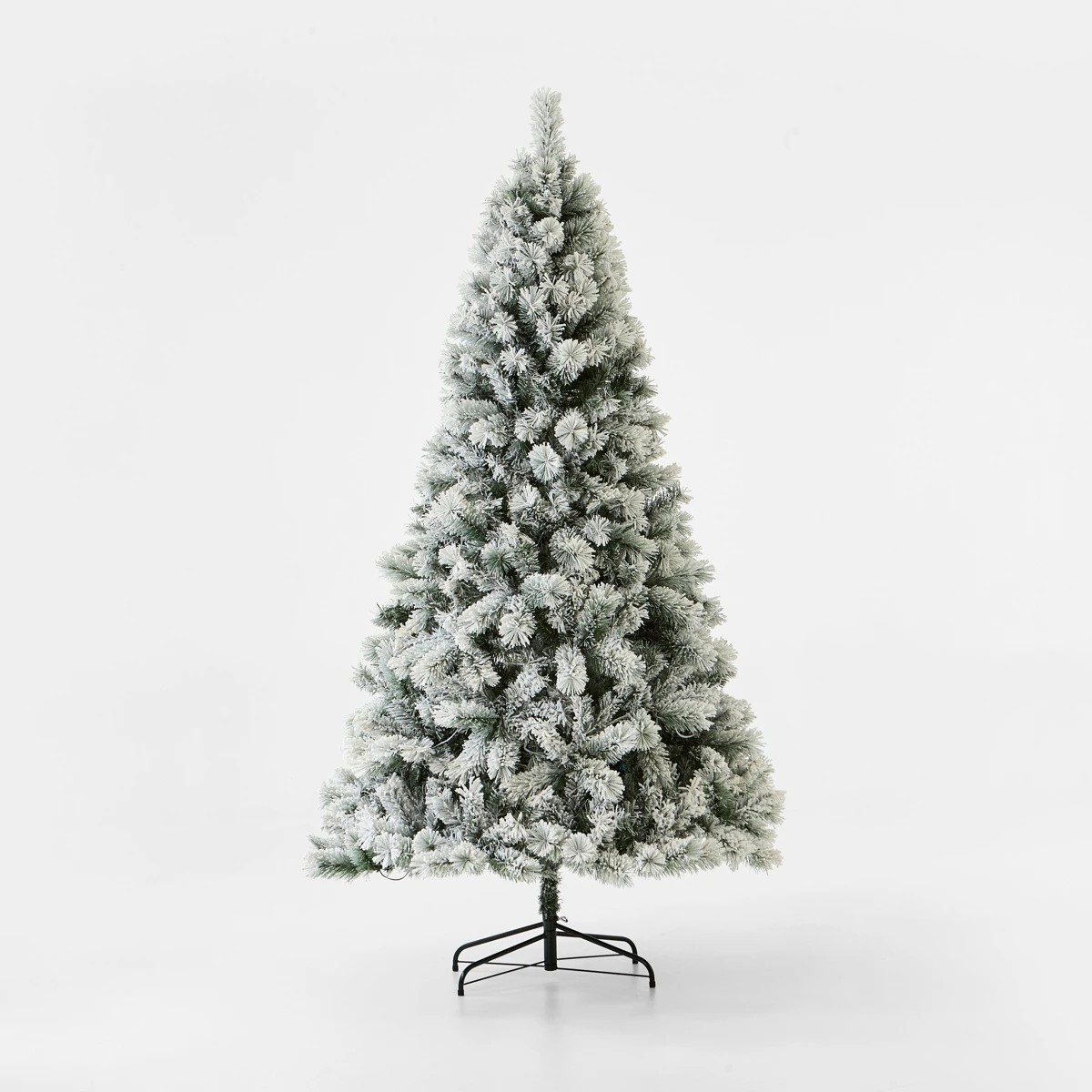Anko 2.13m (7ft.) Snowy Prelit Christmas Tree 2 of 5