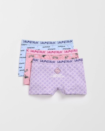 Licensed KPop Demon Hunters Australian Cotton 3 Pack Younger Girls Shorties