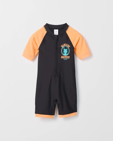 Short Sleeve Swim Onesuit