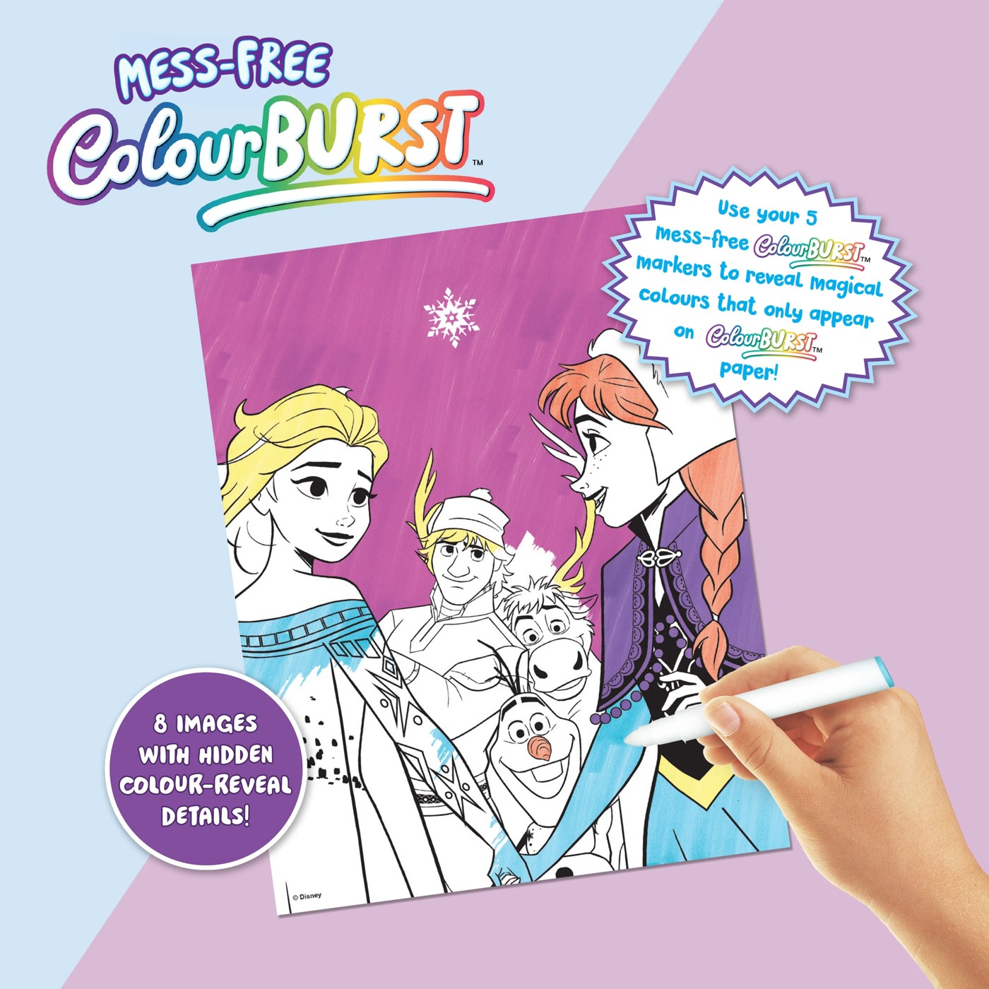 INKredibles Disney Frozen Mess-Free ColourBurst Colouring and Activity Kit 3 of 6