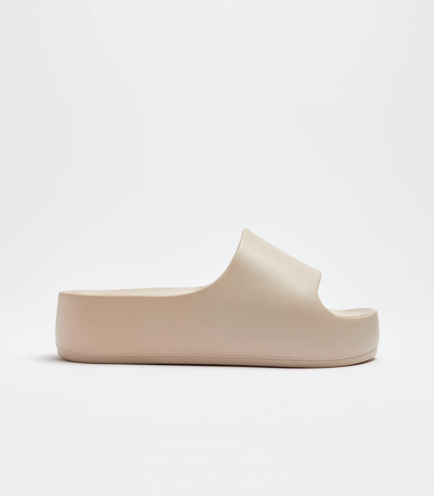 Womens Chunky Platform Moulded Slide - Milly - Cream | Target Australia