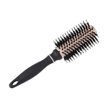 Styling Aluminium Round Brush, Medium, Black - OXX Haircare
