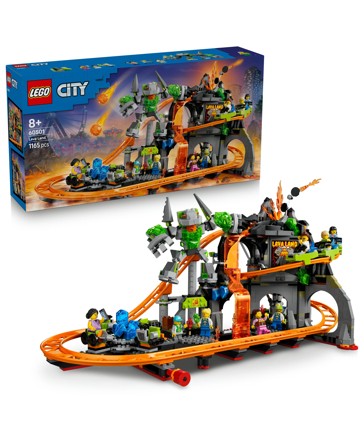 LEGO® City Lava Land Roller Coaster Park 60501