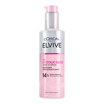 L'Oreal Paris Elvive Glycolic Gloss Leave-in Serum - 14% Gloss Complex with Glycolic Acid