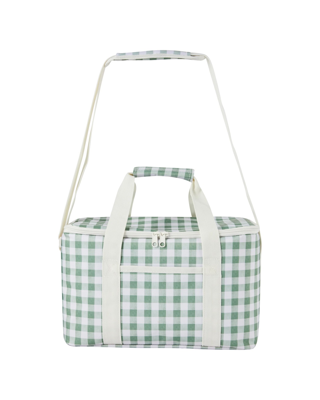 Anko Green Gingham Extra Large Insulated Lunch Bag 2 of 5