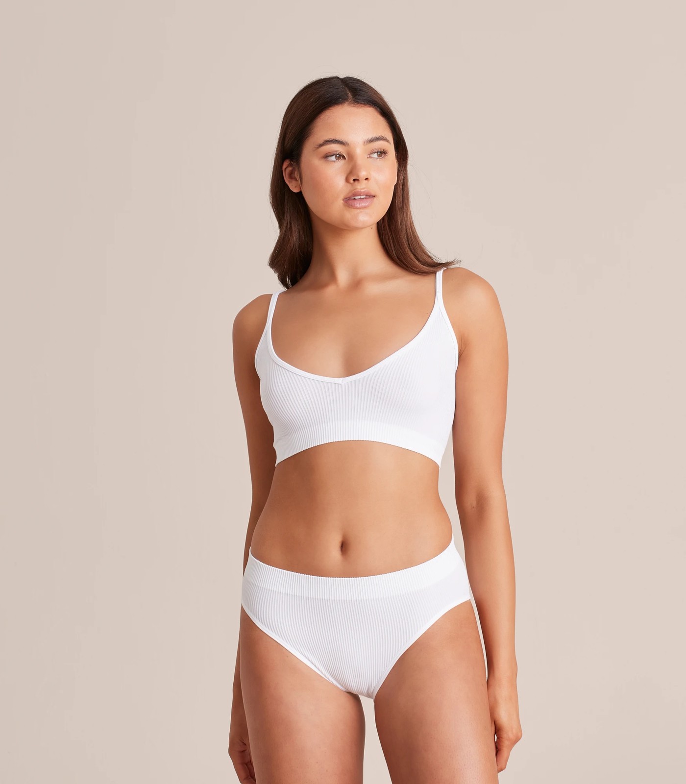 Lily Loves Seamfree Rib Plunge Bralette 2 of 5