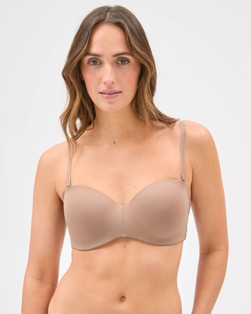 Womens Moulded Underwire Strapless Bra - Alessandra