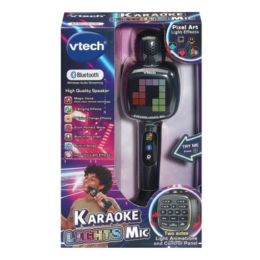 VTech Karaoke Lights Mic - Black