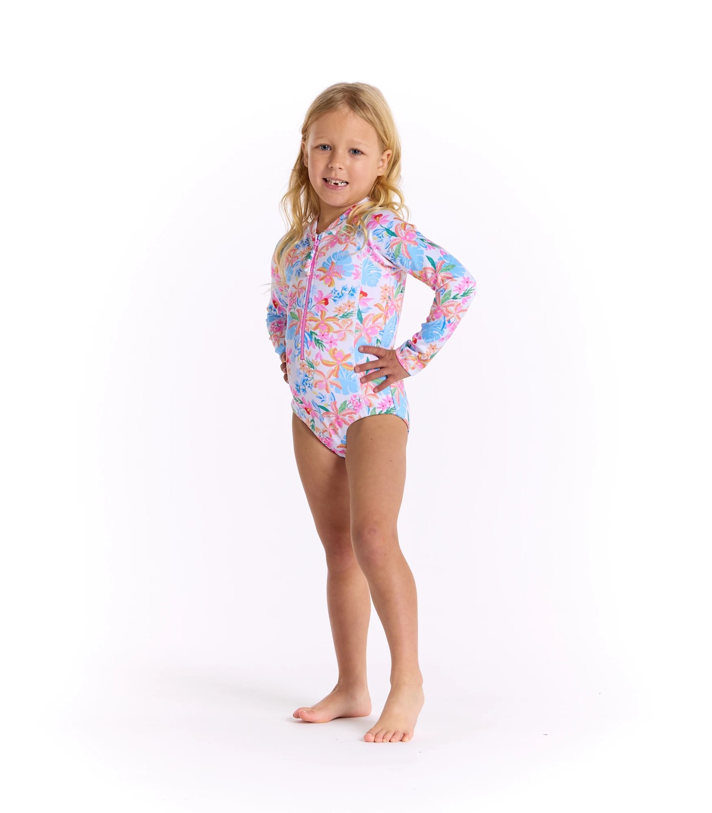 Piping Hot Long Sleeve Swim Surfsuit | Target Australia