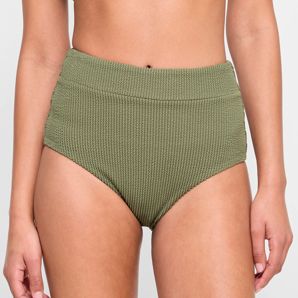 Crinkle High Waisted Swim Bikini Briefs product image