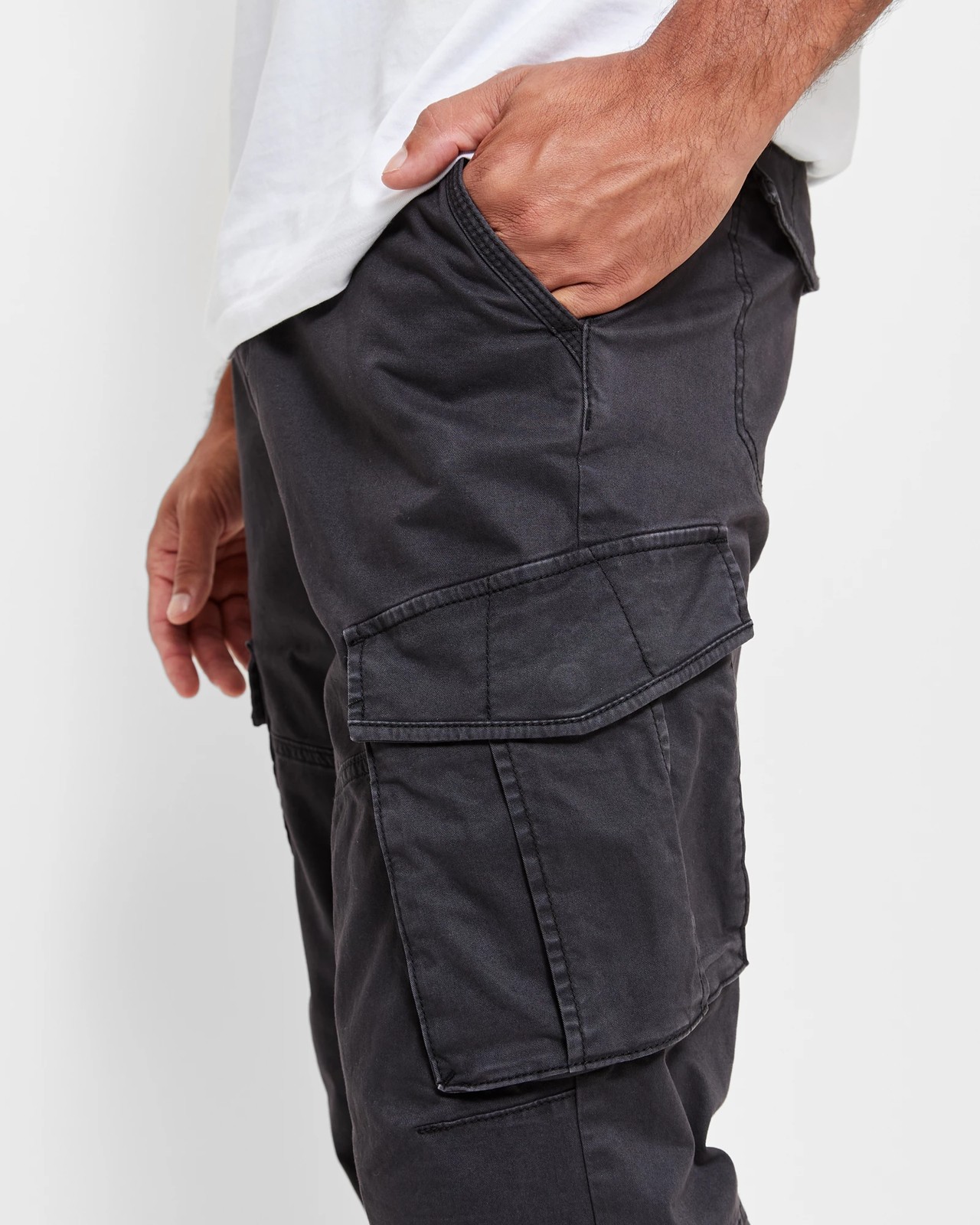 Regular Cargo Pants - Black | Target Australia