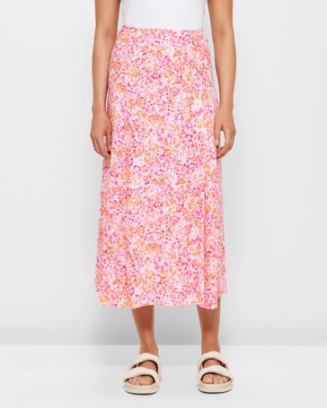 Side Split Midi Skirt - Lily Loves