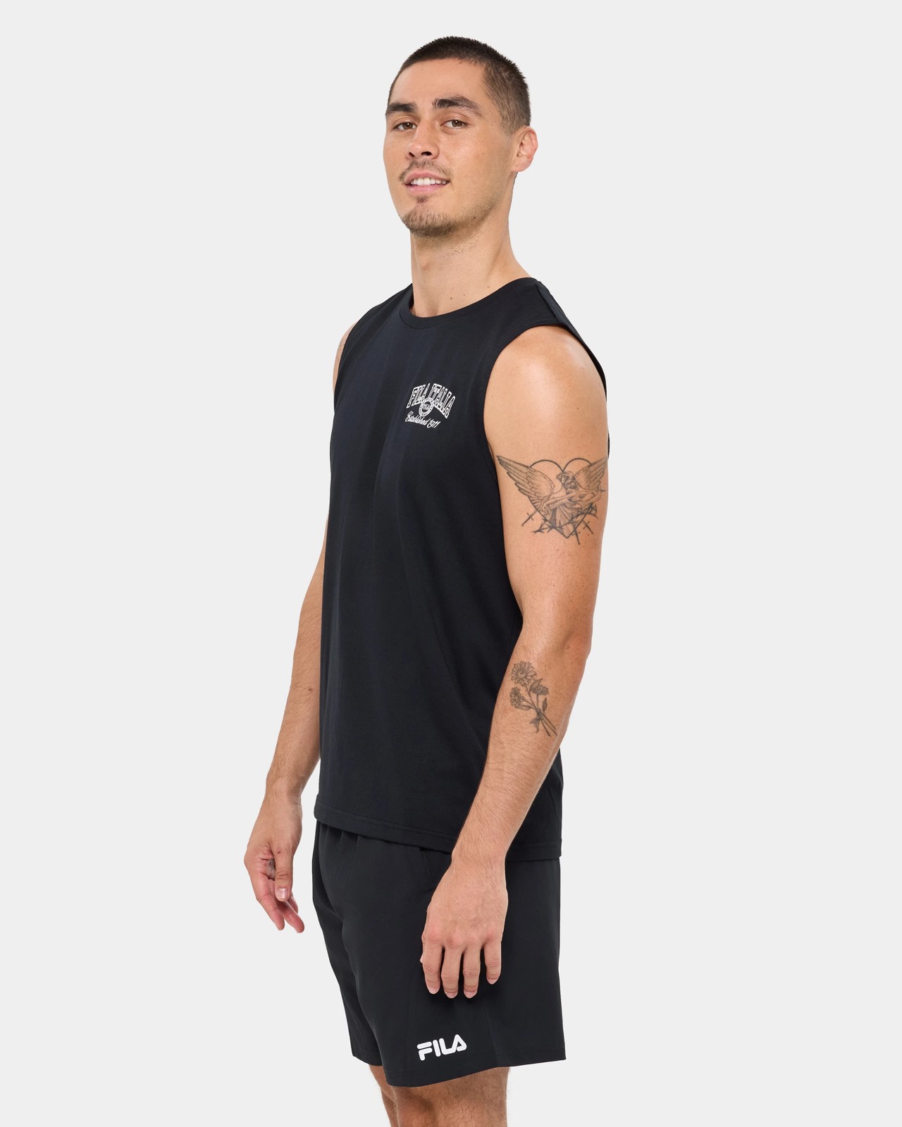 Fila Piero Graphic Tank Top - Piero Black 3 of 5