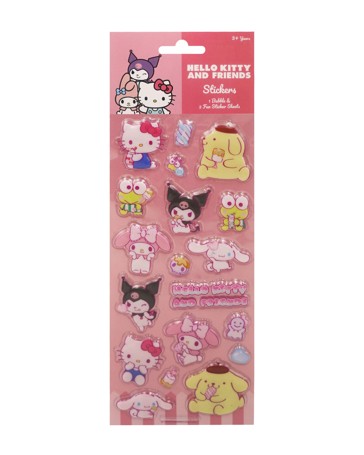 Hello Kitty and Friends Puffy Stickers 3 Pack