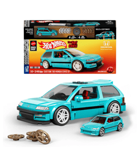 Mattel Brick Shop Hot Wheels Custom ’90 Honda Civic EF Building Toy Kit