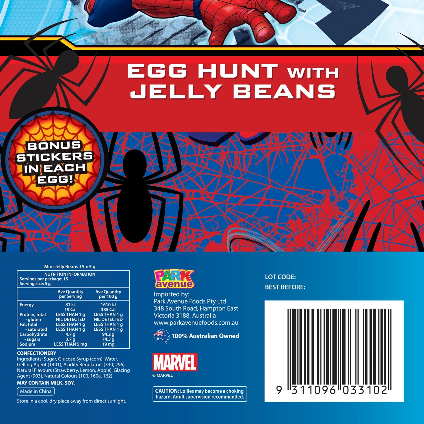 Park Avenue Marvel Avengers Egg Hunt with Jelly Beans 75g 5 of 6
