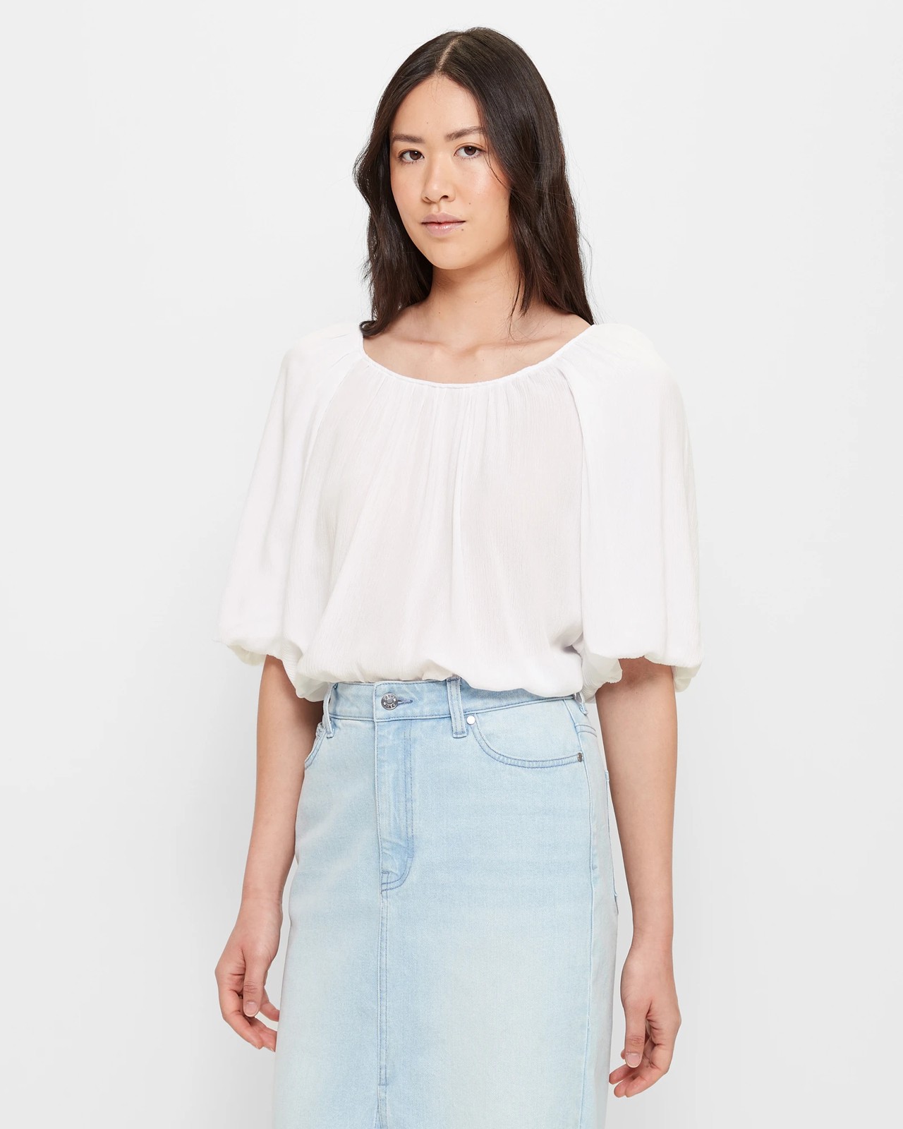 Crinkle Gathered Top 3 of 5