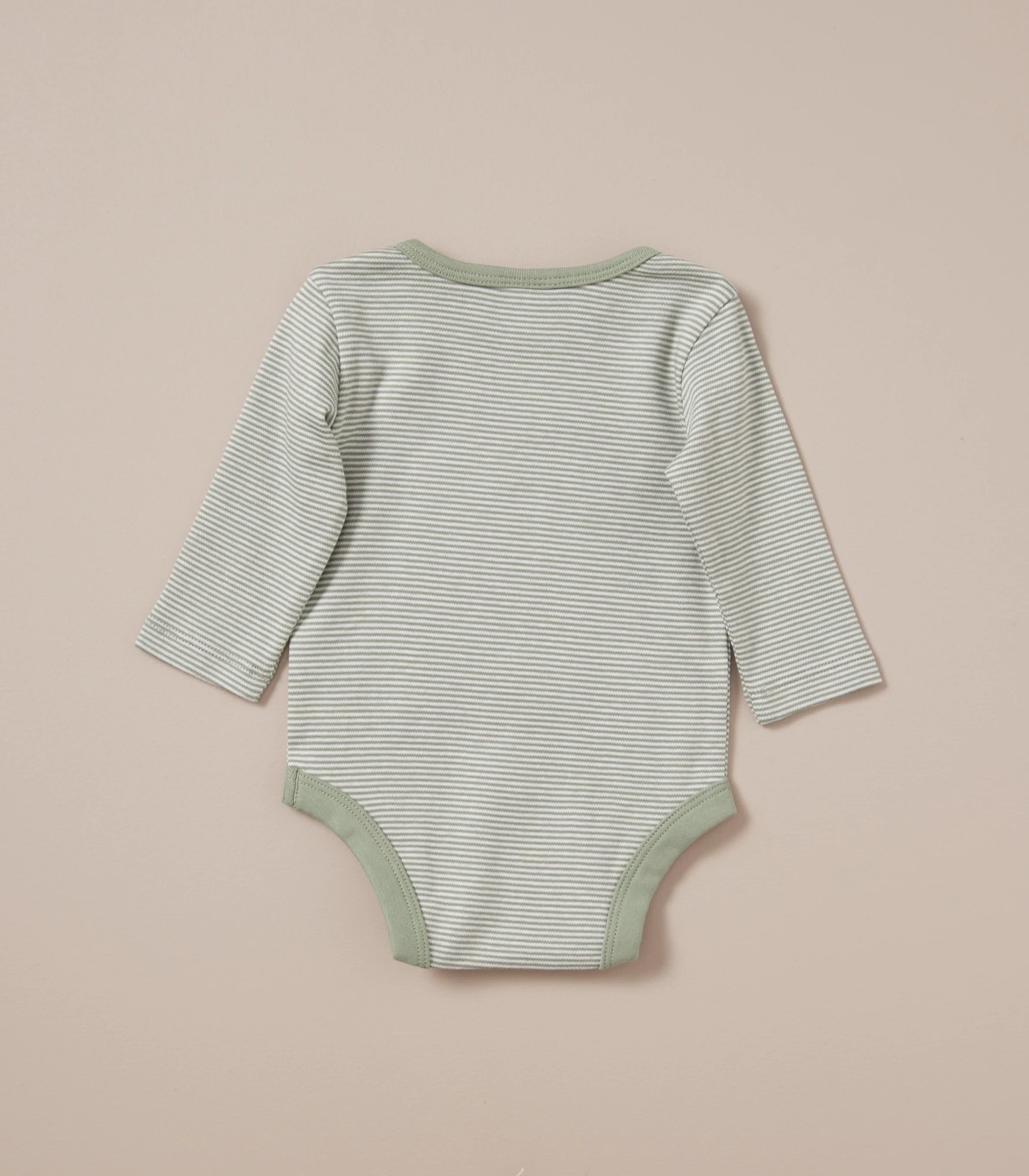 3 Pack Baby Organic Cotton Bodysuits 3 of 6