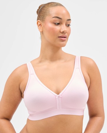 Plus Size Lucy Australian Cotton Blend Moulded Wirefree Bra