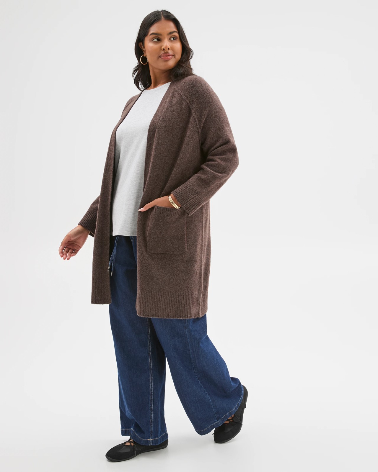 Plus Size Lofty Edge To Edge Cardigan 2 of 5