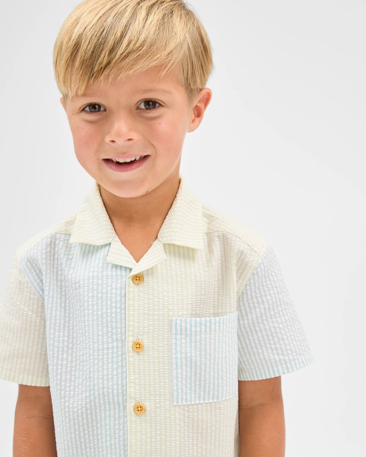 Australian Cotton Short Sleeve Shirt and Shorts Set 3 of 5