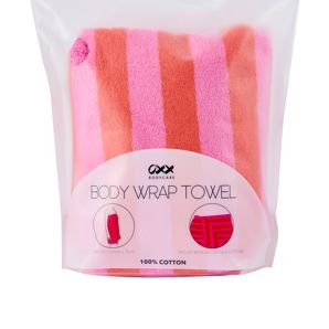 OXX Bodycare Cotton Body Wrap Towel - Pink and Orange product image