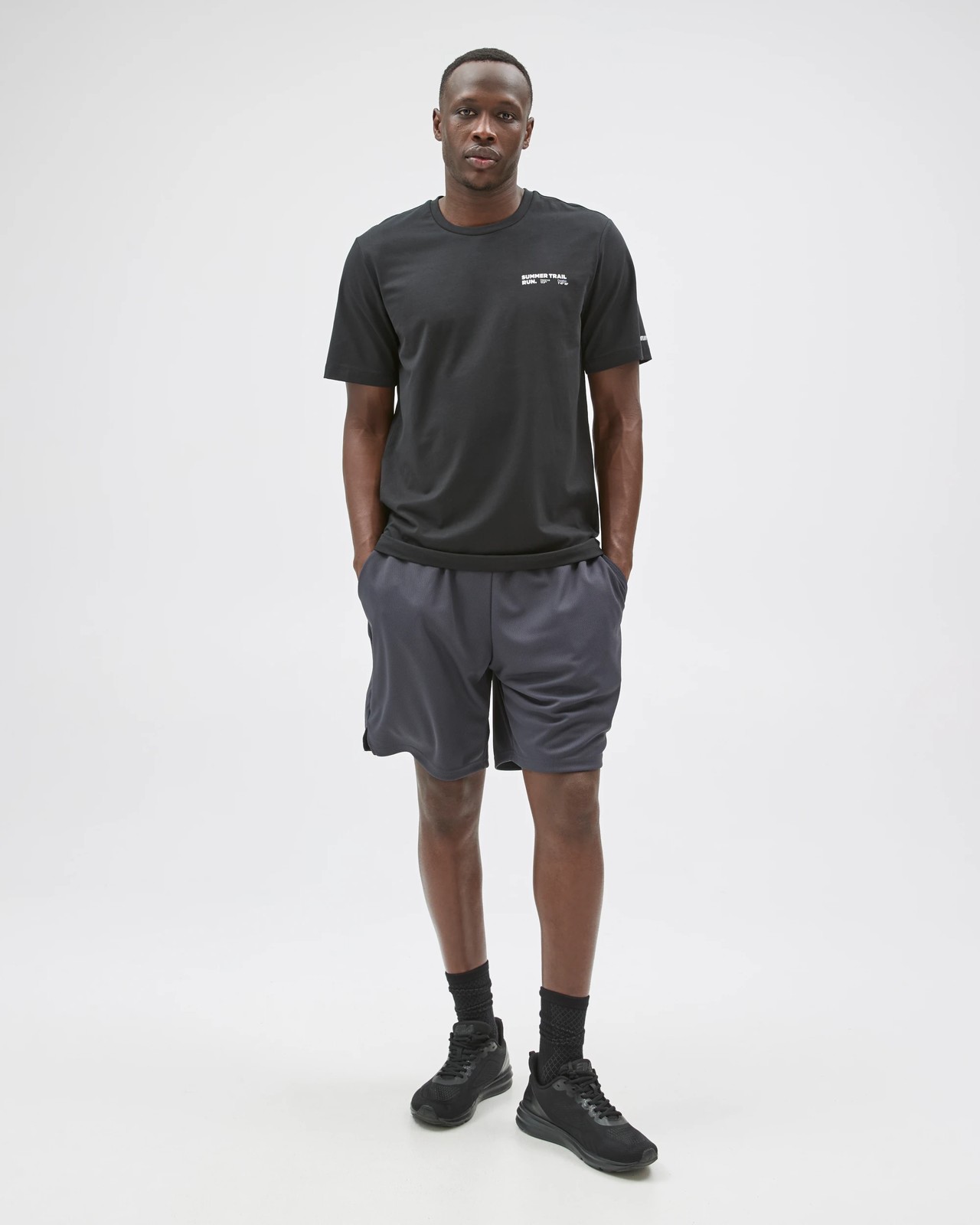 Active Mesh Shorts  - Gunmetal 2 of 5