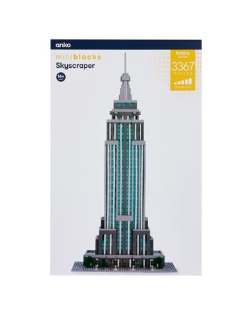 3367 Piece Mini Blocks Building Series: Skyscraper