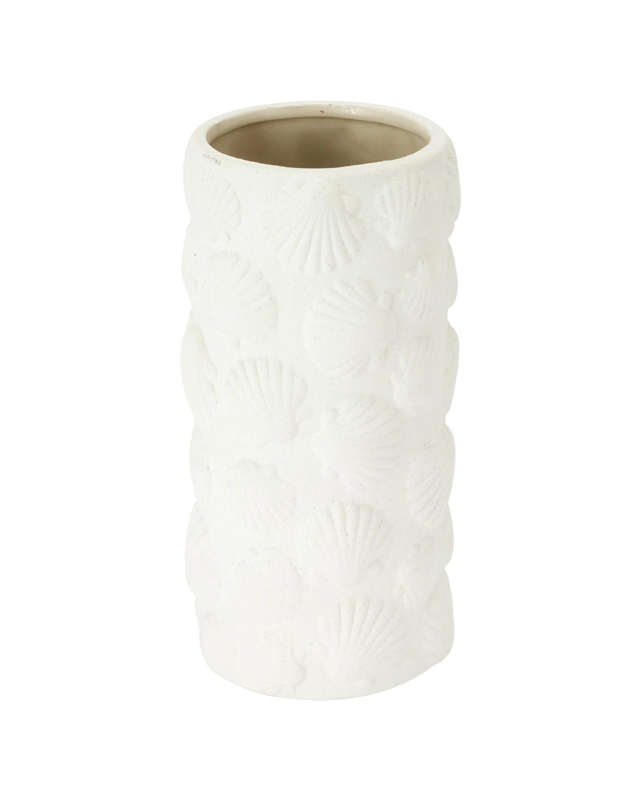 Anko Shell Textured Ceramic Vase 3 of 5