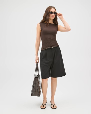 Lily Loves Australian Cotton Blend Scoop Back Tank Top