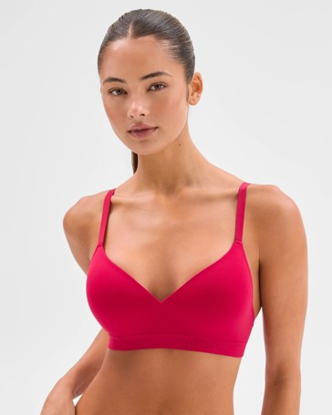 Lily Loves Seamfree Embossed Wirefree T-Shirt Crop Bra
