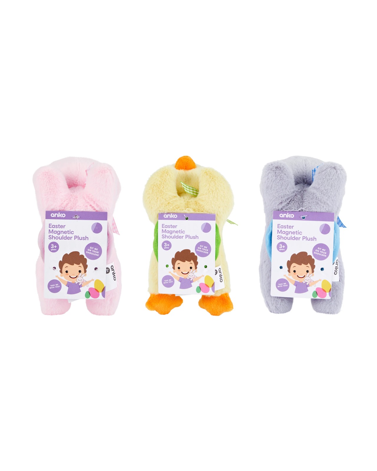 Anko Easter Magnetic Shoulder Plush - Assorted 4 of 4