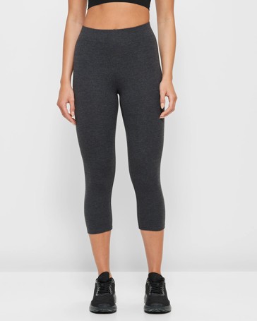 Target Curve Organic Cotton Full Length Leggings - Black