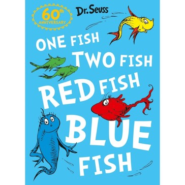 One Fish, Two Fish, Red Fish, Blue Fish by Dr Seuss - Book