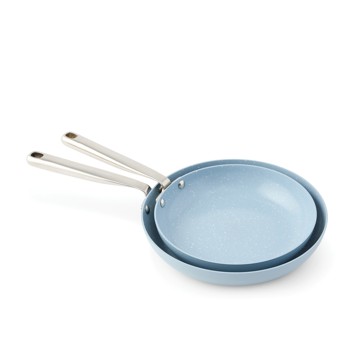 2 Pack Ceramic Coated Non-Stick Fry Pans - Anko