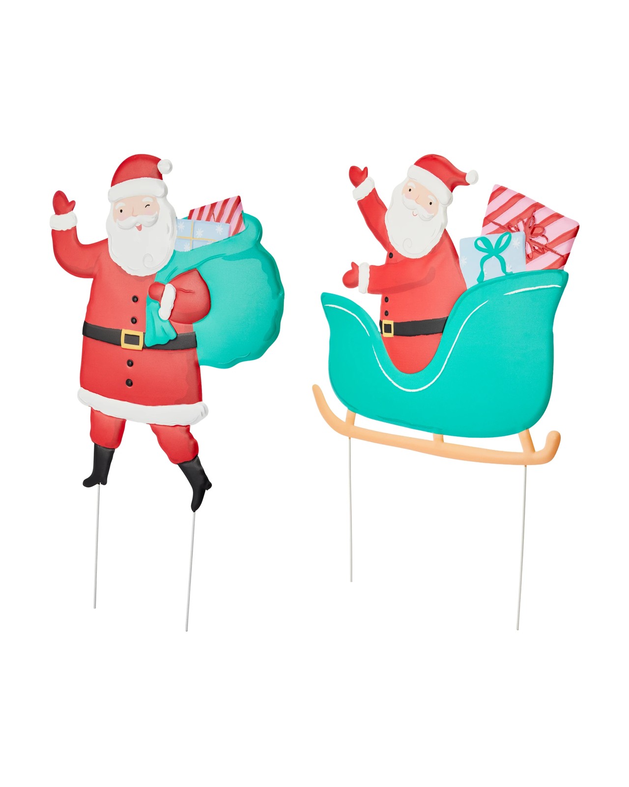 Anko Large Christmas Santa Stake - Assorted 2 of 5