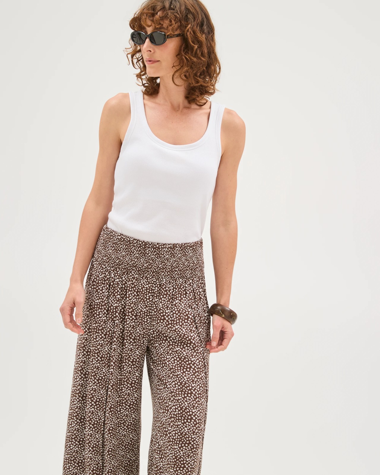 Resort Split Pants - Spot Print 5 of 5
